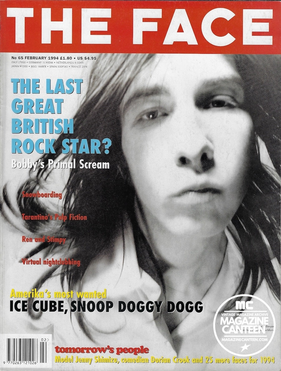 The Face Magazine 1994 - Primal SCREAM BOBBY Gillespie Snoop Dogg