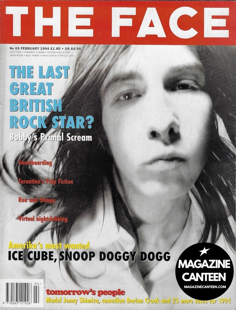 The Face Magazine 1994 - Primal SCREAM BOBBY Gillespie Snoop Dogg