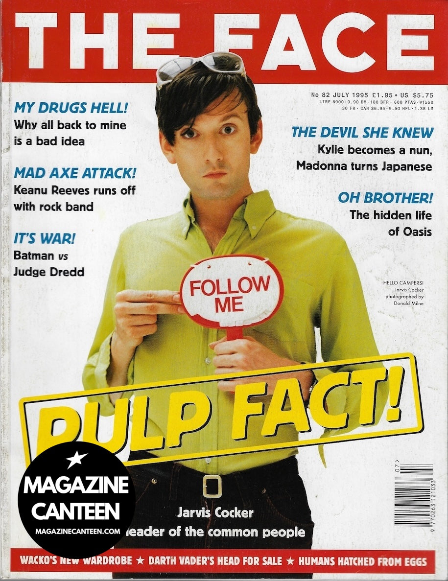 The Face Magazine 1995 - Jarvis Cocker PULP Keanu Reeves GOLDIE