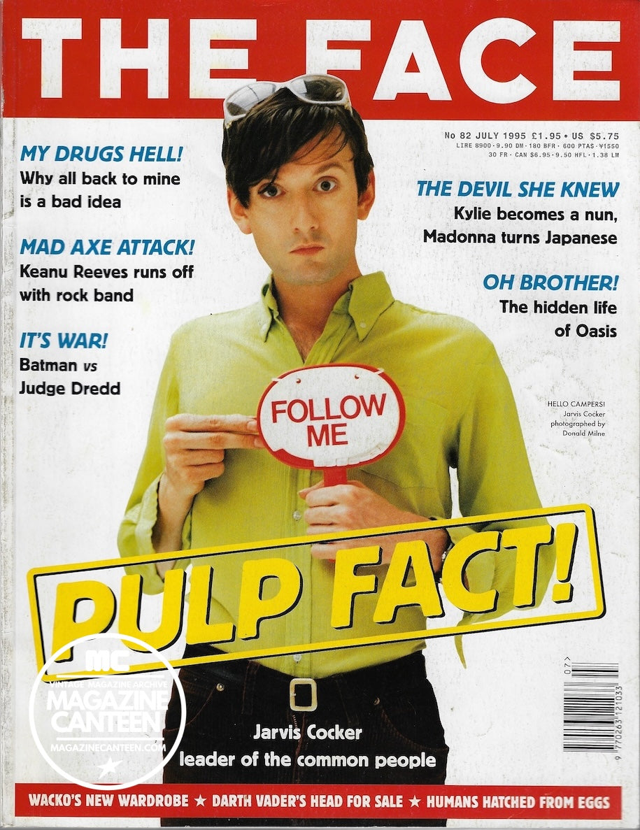 The Face Magazine 1995 - Jarvis Cocker PULP Keanu Reeves GOLDIE