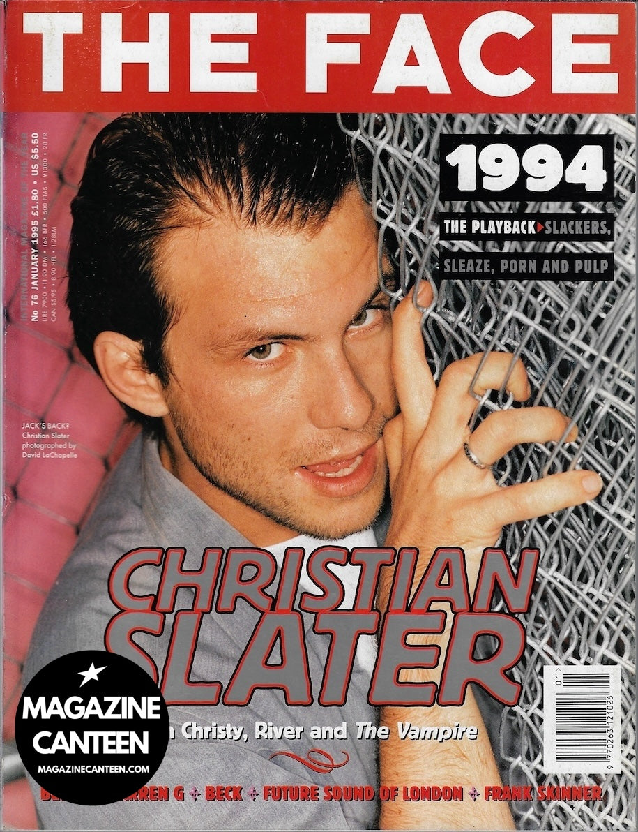 The Face Magazine 1995 - CHRISTIAN SLATER Beck Belly