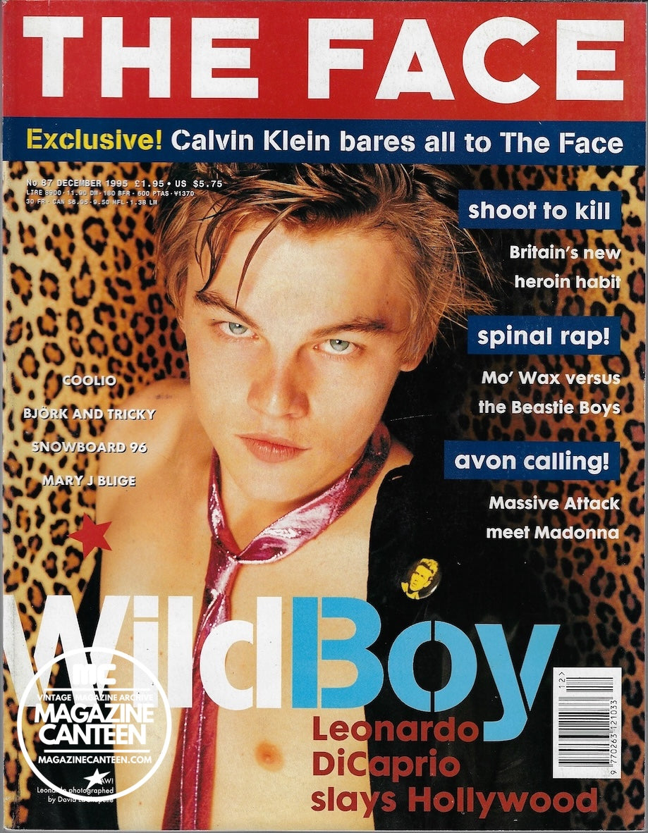 The Face Magazine 1995 - Leonardo DiCaprio ELIZABETH BERKLEY Massive Attack