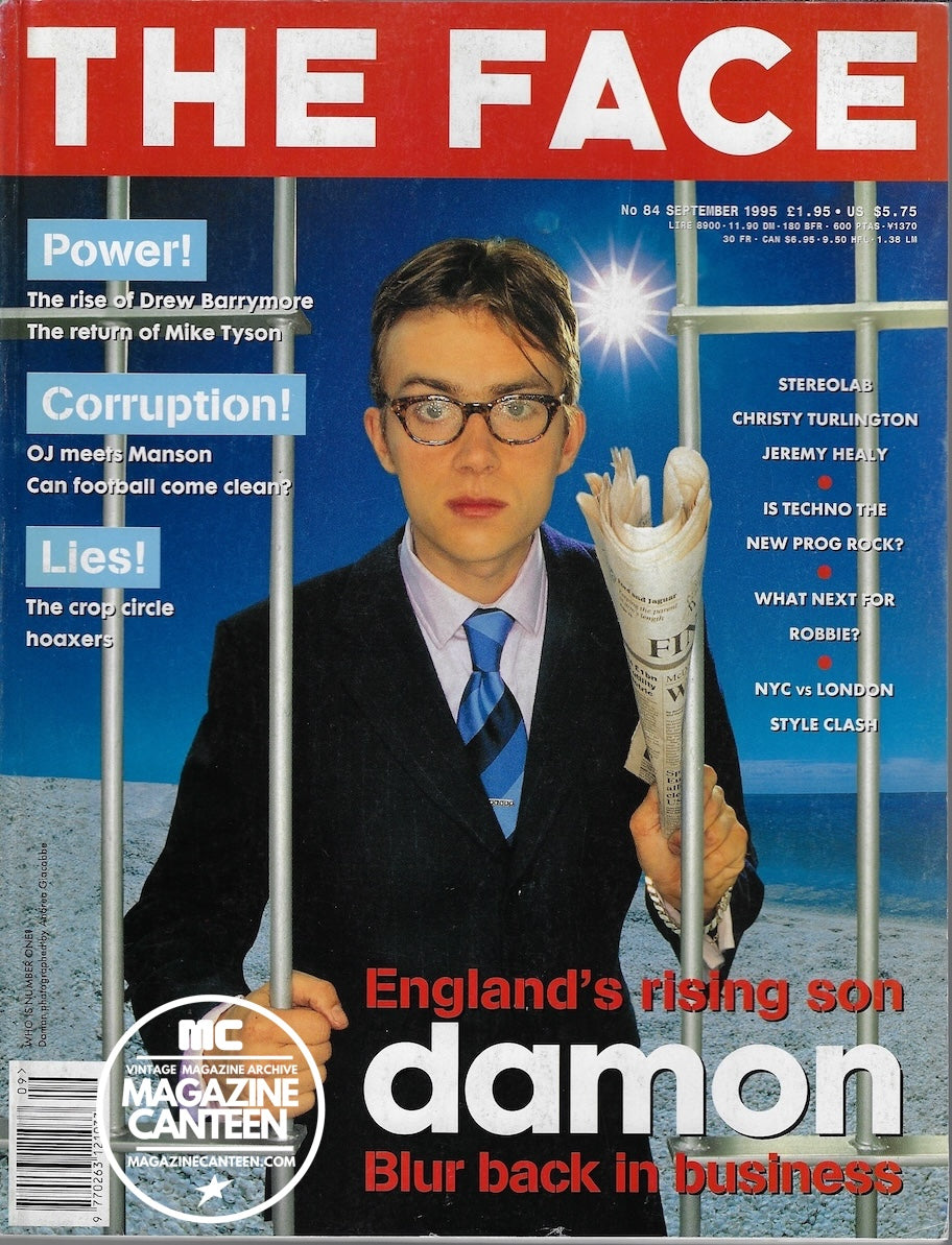 The Face Magazine 1995 - Damon Albarn BLUR Drew Barrymore GARBAGE