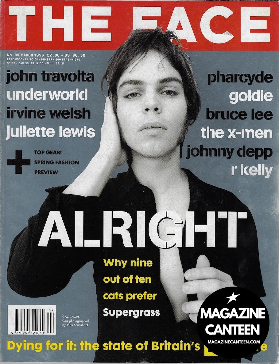 The Face Magazine 1996 - SUPERGRASS Juliette Lewis GOLDIE John Travolta