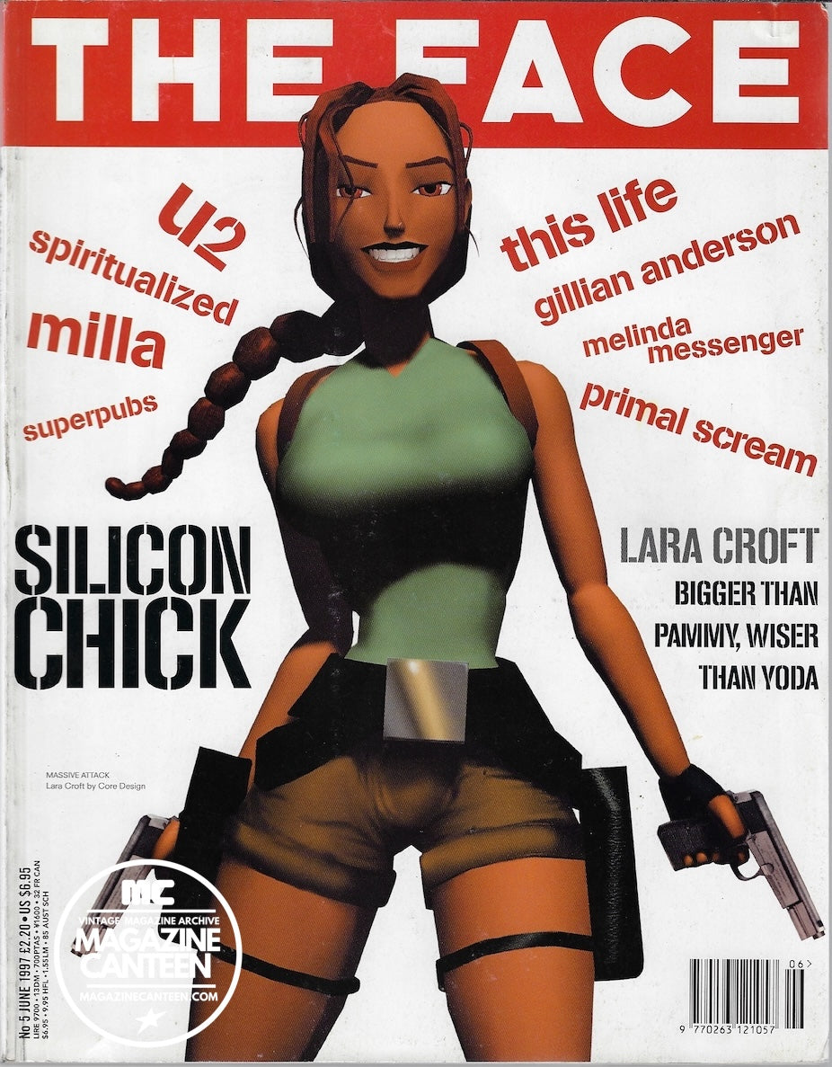 The Face Magazine 1997 - Lara Croft MILLA JOVOVICH Gillian Anderson