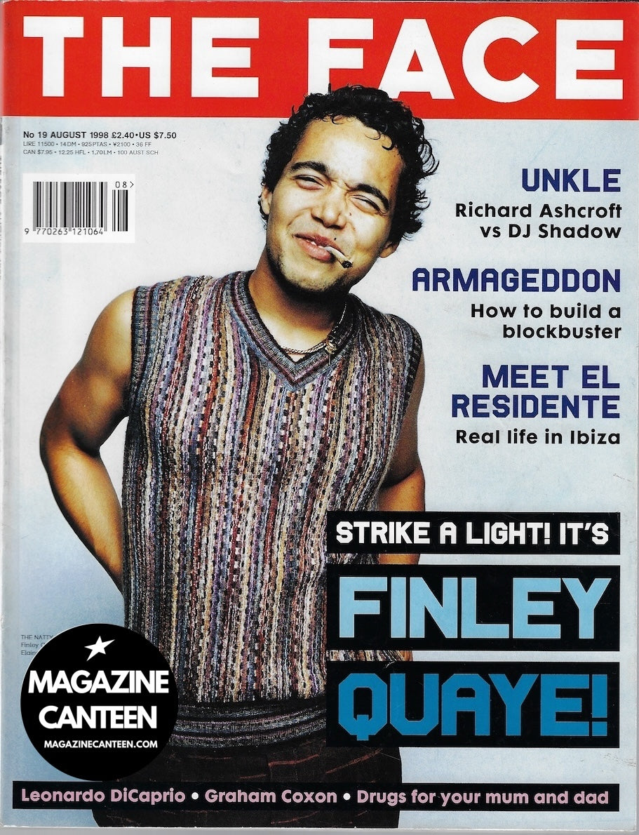 The Face Magazine 1998 - Finley Quaye BLUR Alexander McQueen UNKLE
