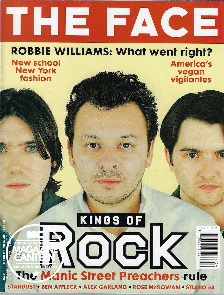 The Face Magazine 1998 - MANIC STREET PREACHERS Rose McGowan
