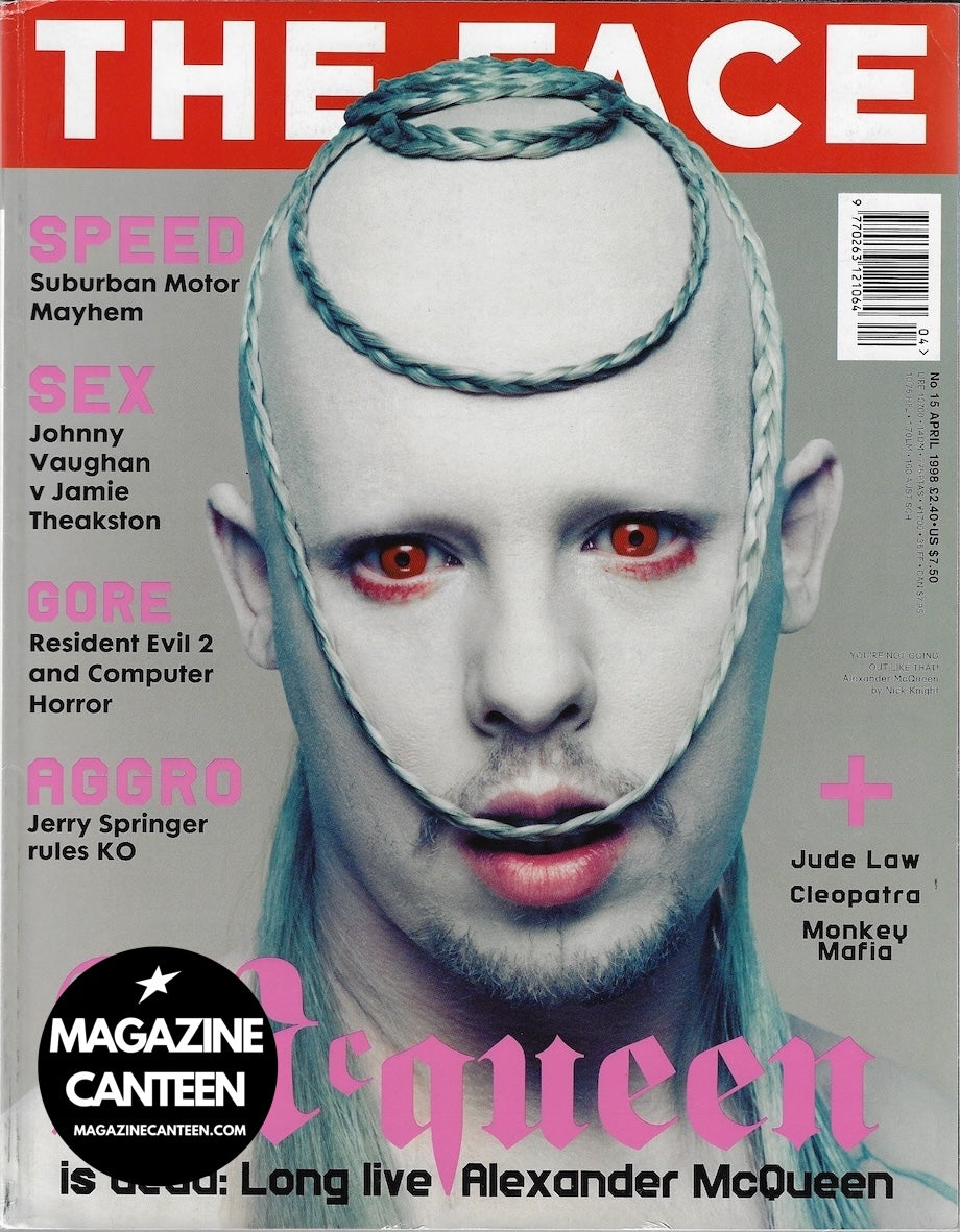 The Face Magazine 1998 - ALEXANDER MCQUEEN Jude law EVA HERZIGOVA