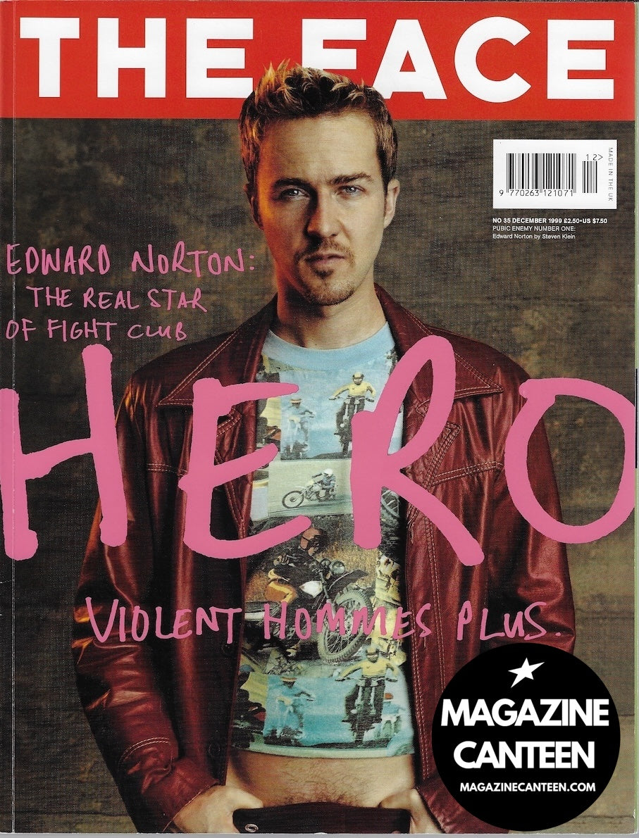 The Face Magazine 1999 - Edward Norton STEVEN KLEIN Gisele Bundchen