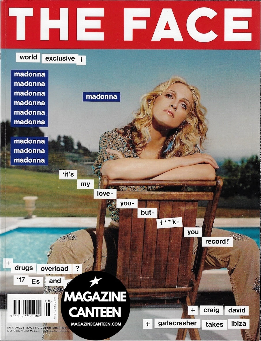 The Face Magazine 2000 - MADONNA Craig David MONDINO