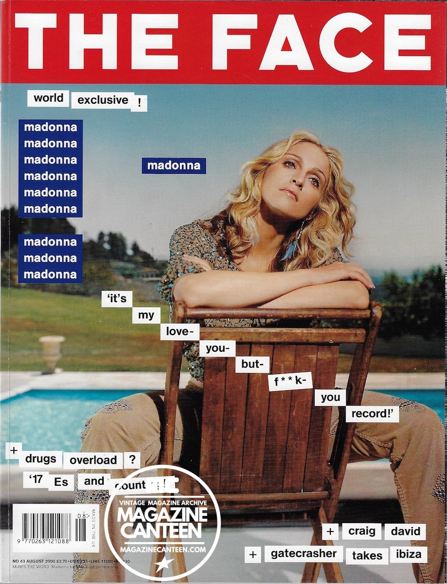 The Face Magazine 2000 - MADONNA Craig David MONDINO