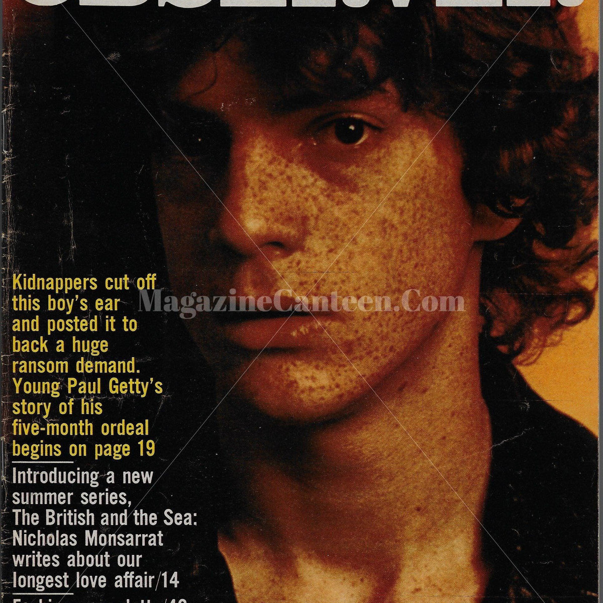 The Observer Magazine Paul Getty Magazine Canteen