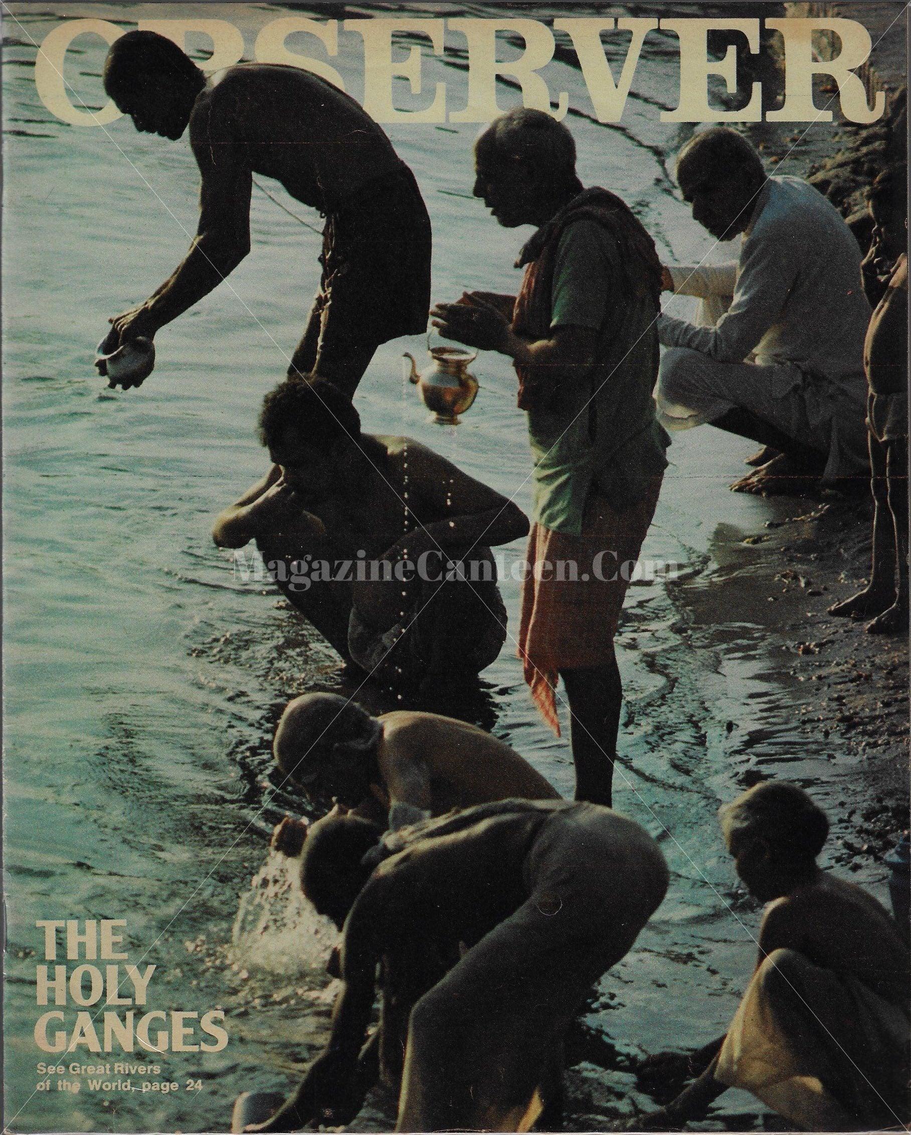 The Observer Magazine - Colin Jones The Holy Ganges