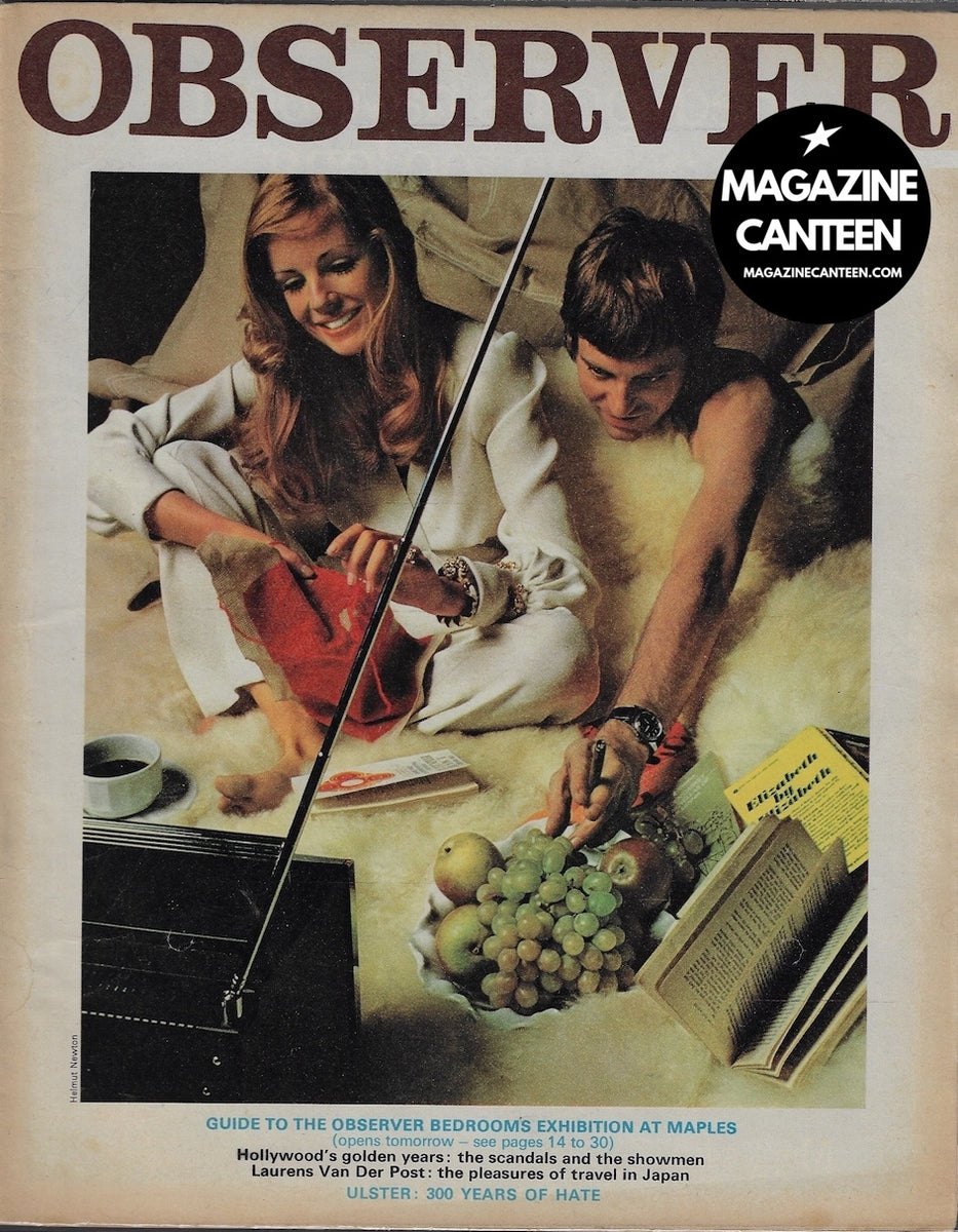 The Observer Magazine - HELMUT NEWTON Clive Arrowsmith – magazine canteen