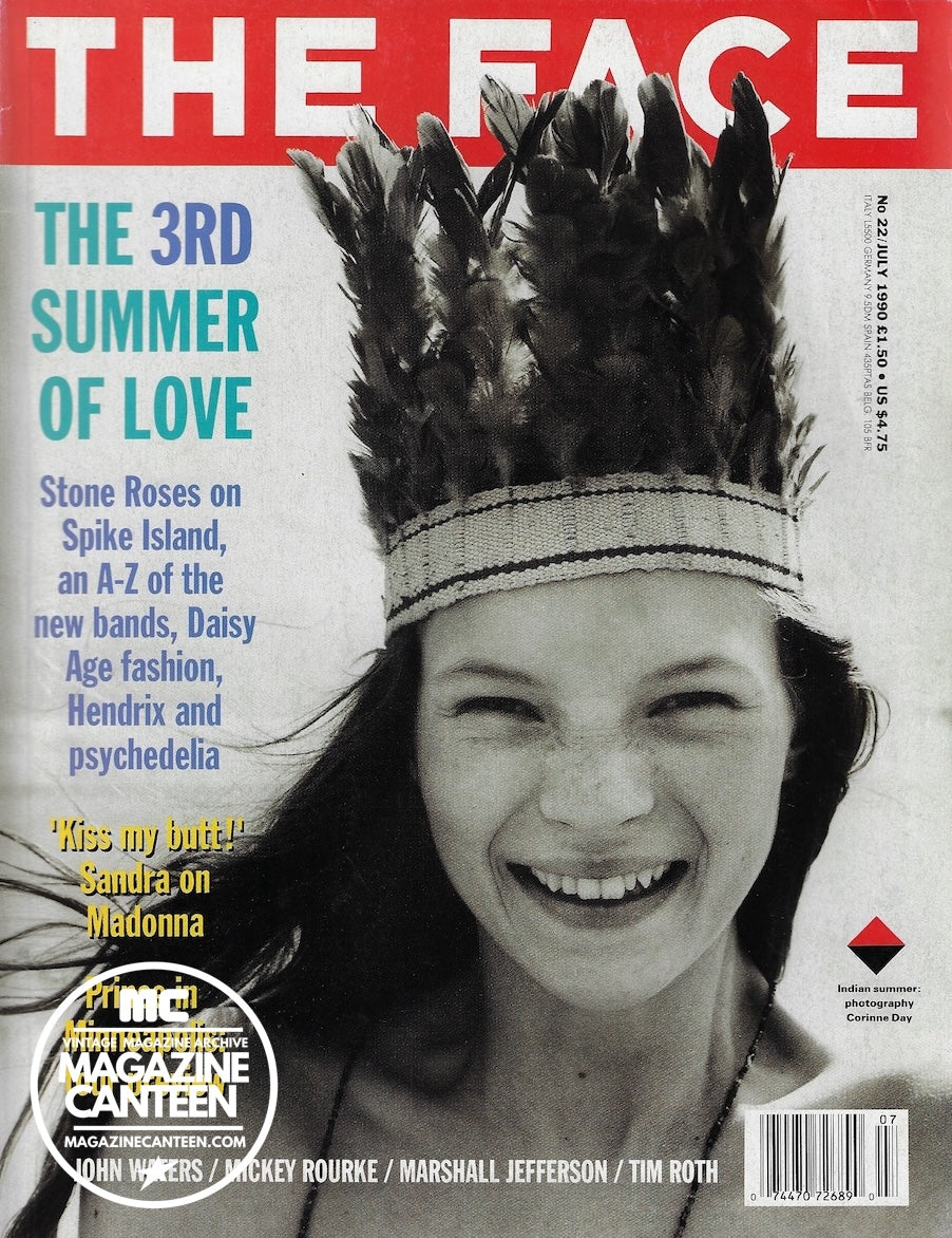 THE FACE  雑誌　ケイトモス The Face Magazine - July 1990 KATE MOSS Corinne Day SPIKE