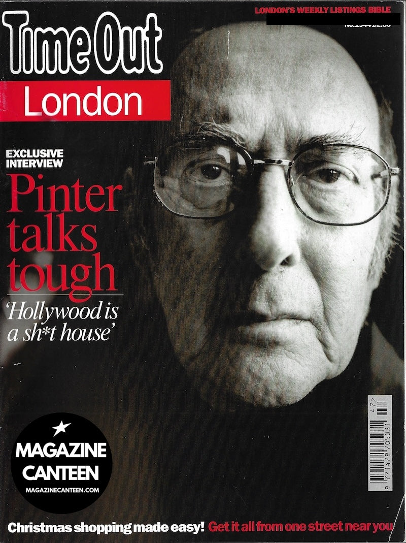 Time Out Magazine - Harold Pinter – magazine canteen