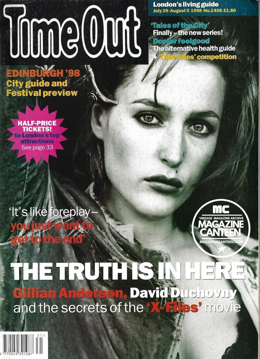 Time Out Magazine - GILLIAN ANDERSON X Files