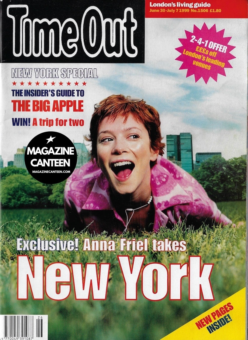 Time Out Magazine - Anna Friel – magazine canteen
