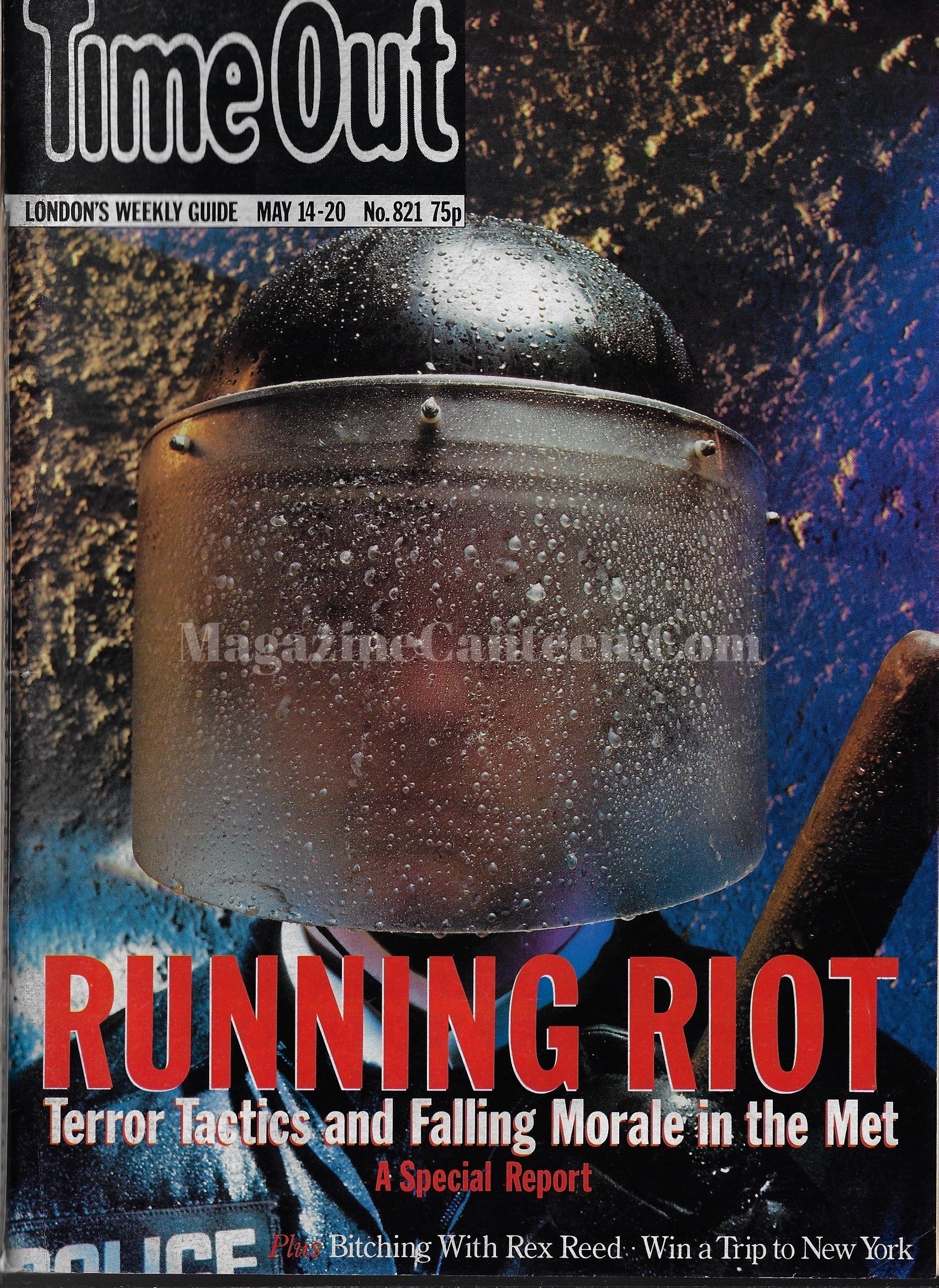 Time Magazine Detroit Riots Time Out Magazine - Riot Rex Reed – magazine canteen