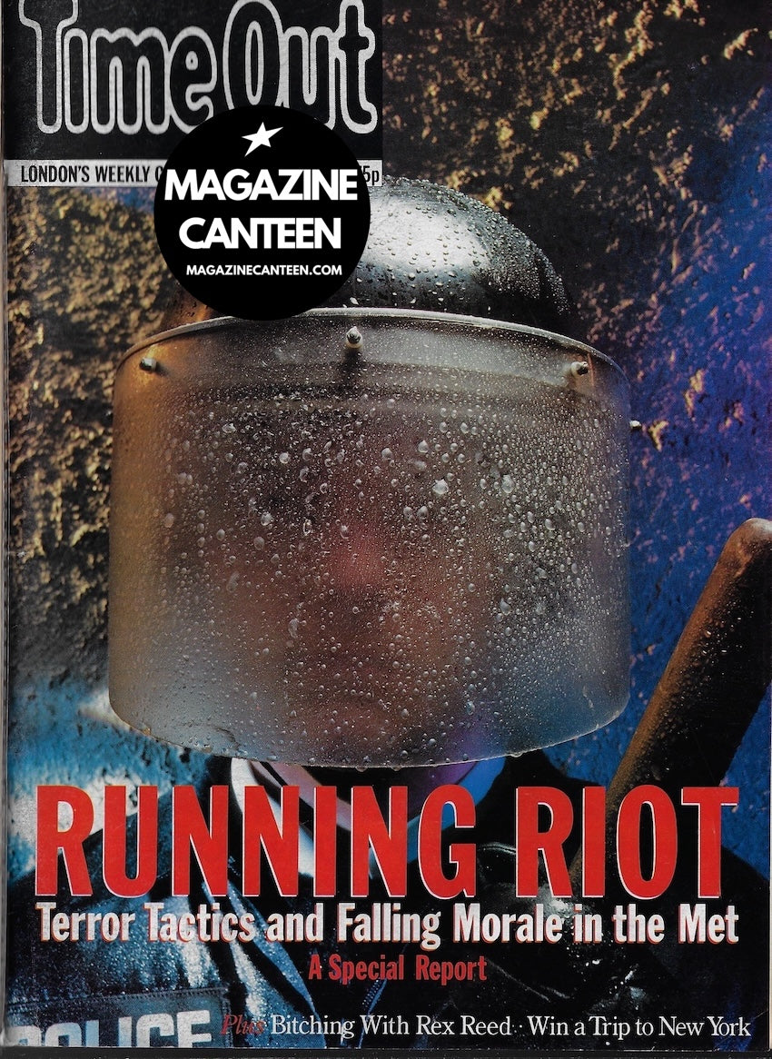 Time Out Magazine - Riot Rex REED David Williamson – magazine canteen