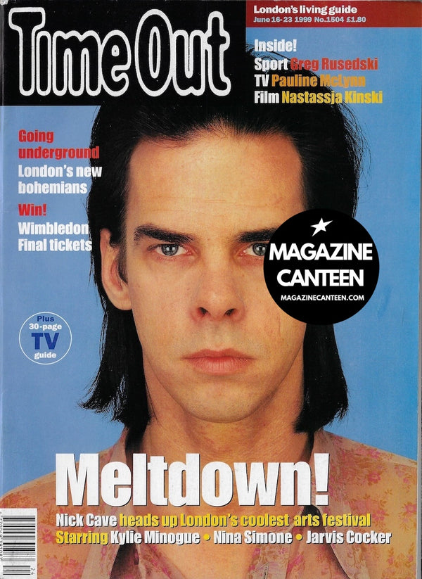 Time Out Magazine - Nick Cave Nastassja Kinski – magazine canteen