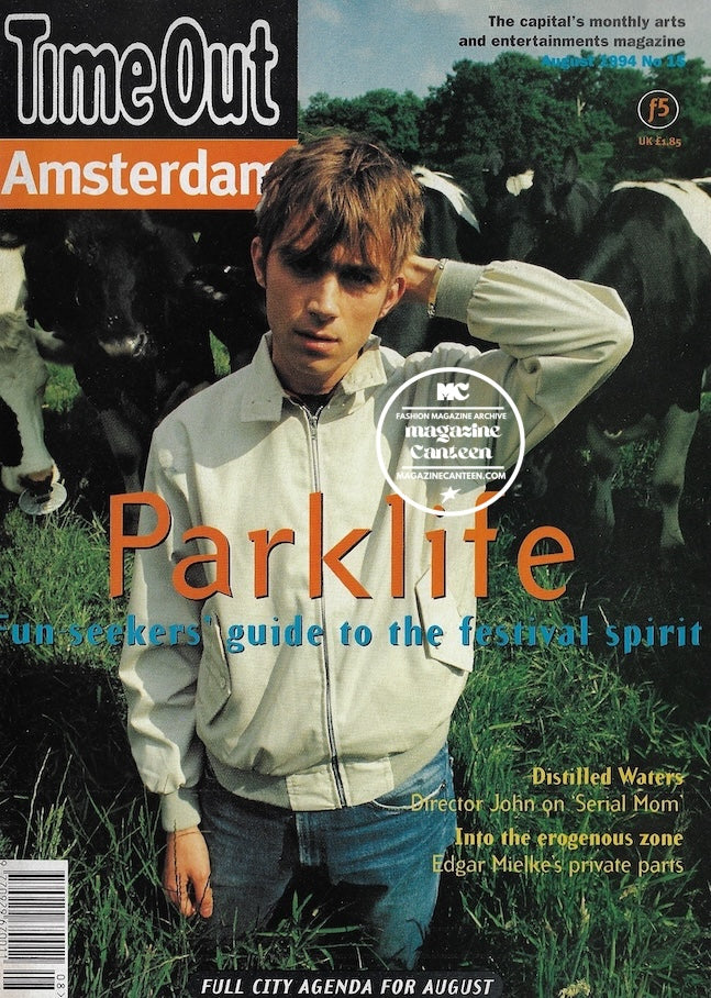 Time Out Magazine - Damon Albarn BLUR Parklife