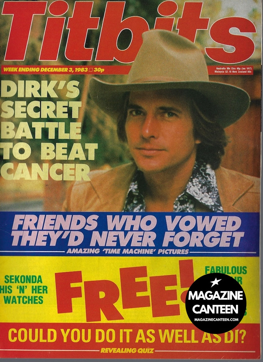 80s Titbits Magazine - Dirk Benedict – magazine canteen