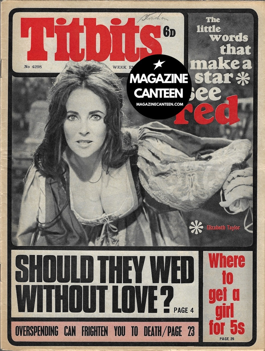 60s Titbits Magazine - Elizabeth Taylor – magazine canteen