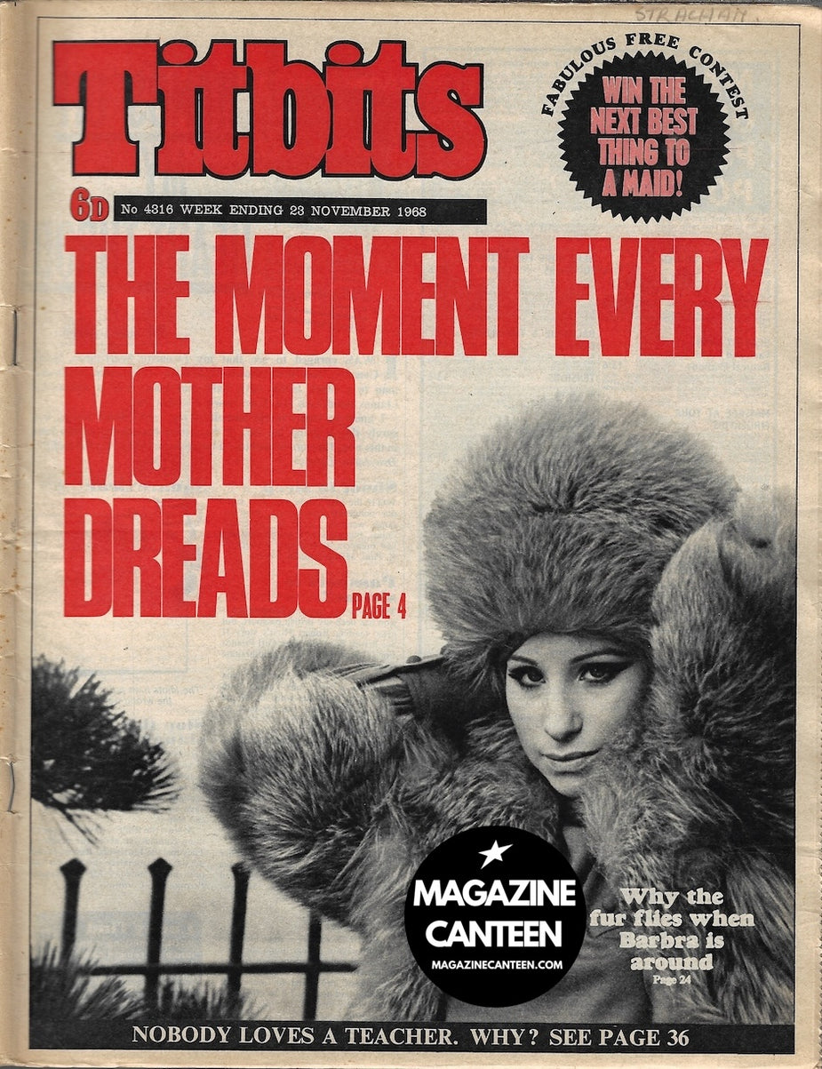 60s Titbits Magazine - Barbra Streisand – magazine canteen