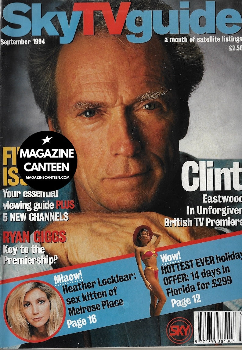 Sky TV Guide Magazine - CLINT EASTWOOD Cheryl Ladd – magazine canteen