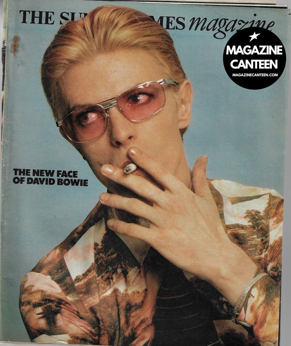 The Sunday Times Magazine - DAVID BOWIE Fiona Lewis ANGIE Eva Sereny