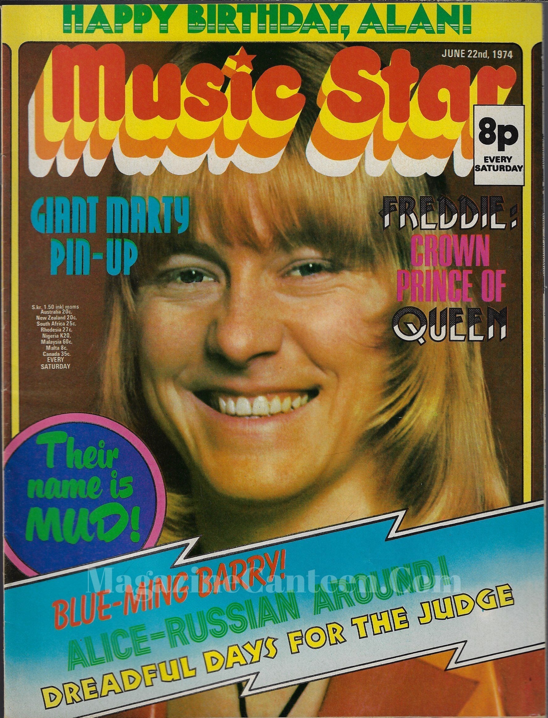 Music Star Magazine - Brian Connolly The Sweet