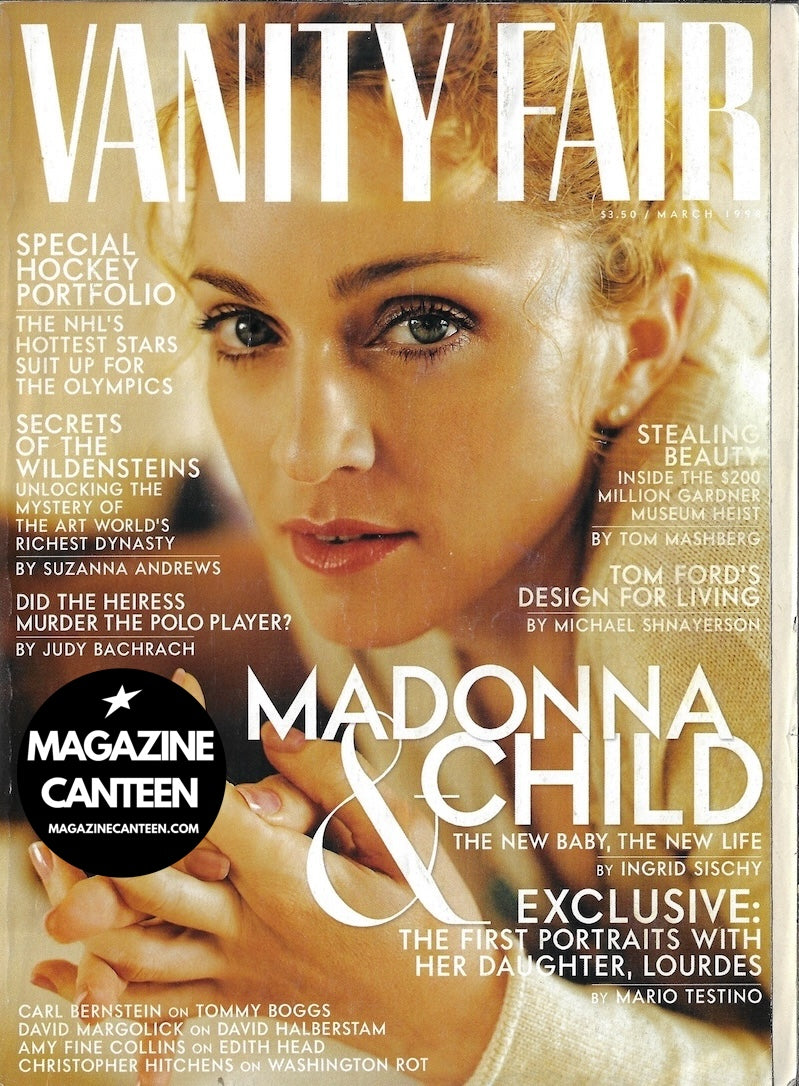 Vanity Fair Magazine USA - Madonna Courtney Love Versace