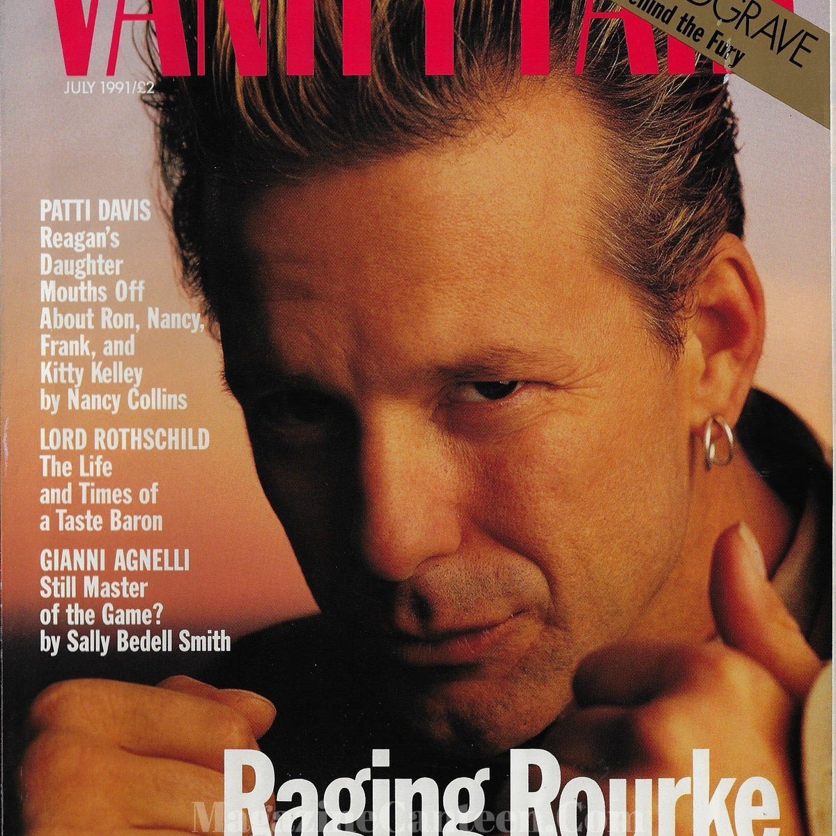 Vanity Fair Magazine - Mickey Rourke A – magazine canteen