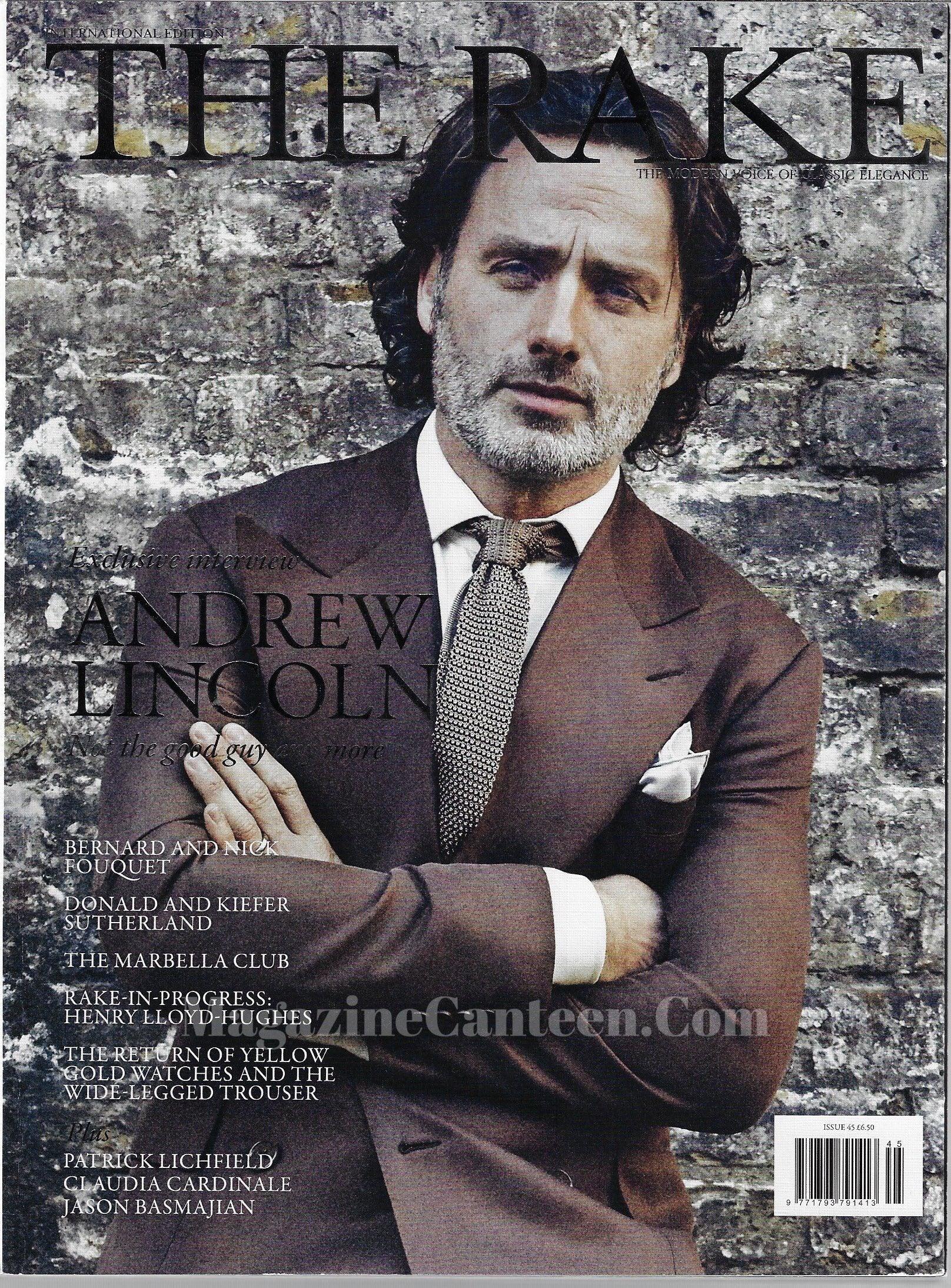The Rake Magazine - Andrew Lincoln – magazine canteen
