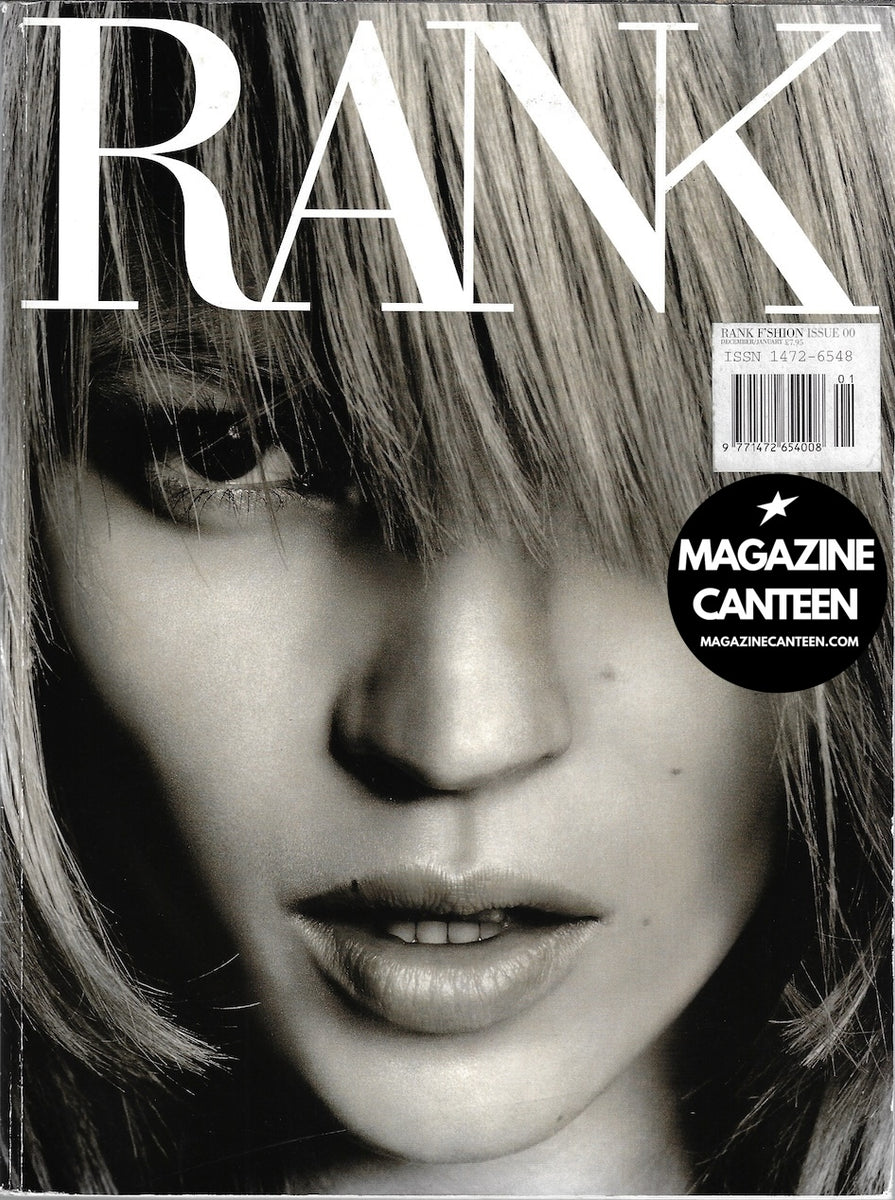 Rank Magazine - RARE Rankin Kate Moss Issue 0 – magazine canteen