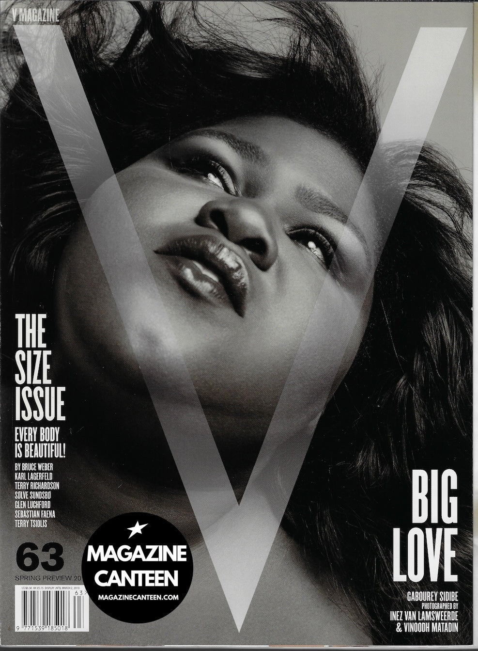 V Magazine 63 - Gabourey Sidibe TERRY RICHARDSON Iris Strubegger