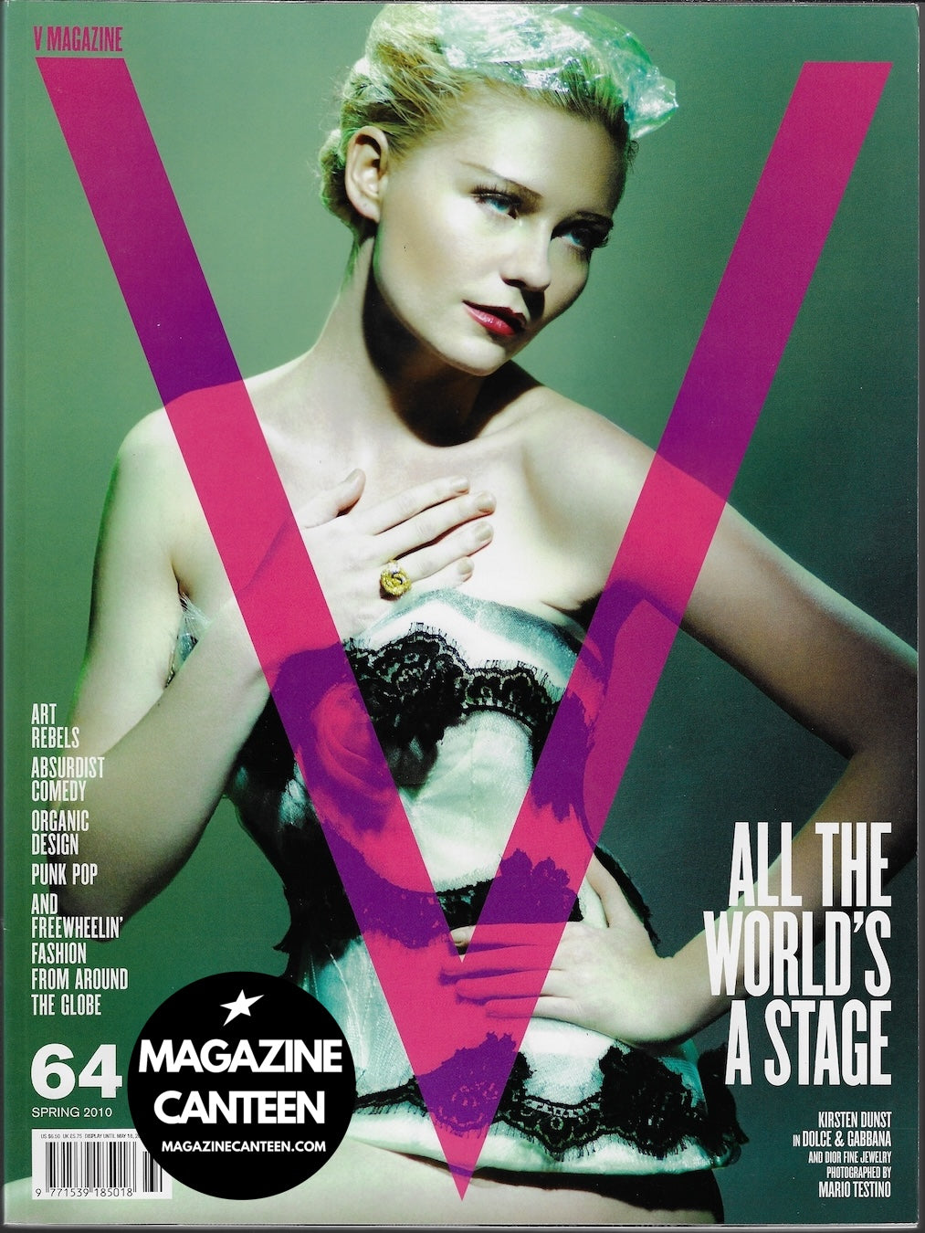 V Magazine 64 - KIRSTEN DUNST Raquel Zimmermann 2010