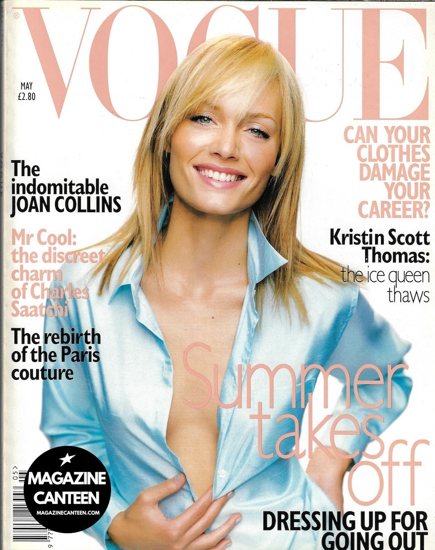 Vogue Magazine May 1996 - Amber Valletta