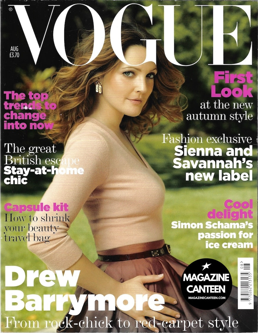 Vogue Magazine August 2007 - Drew Barrymore 