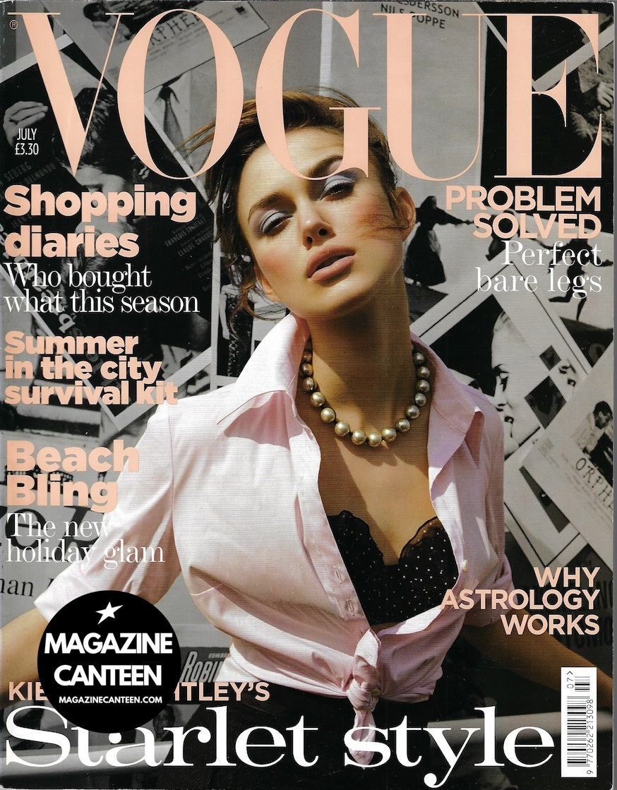 Vogue Magazine July 2004 - Keira Knightley Daria Werbowy