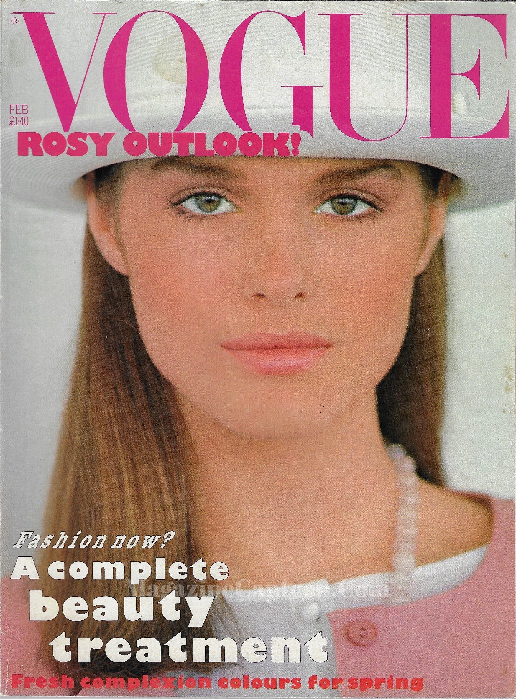 Vogue Magazine February 1983 - Jacki Adams