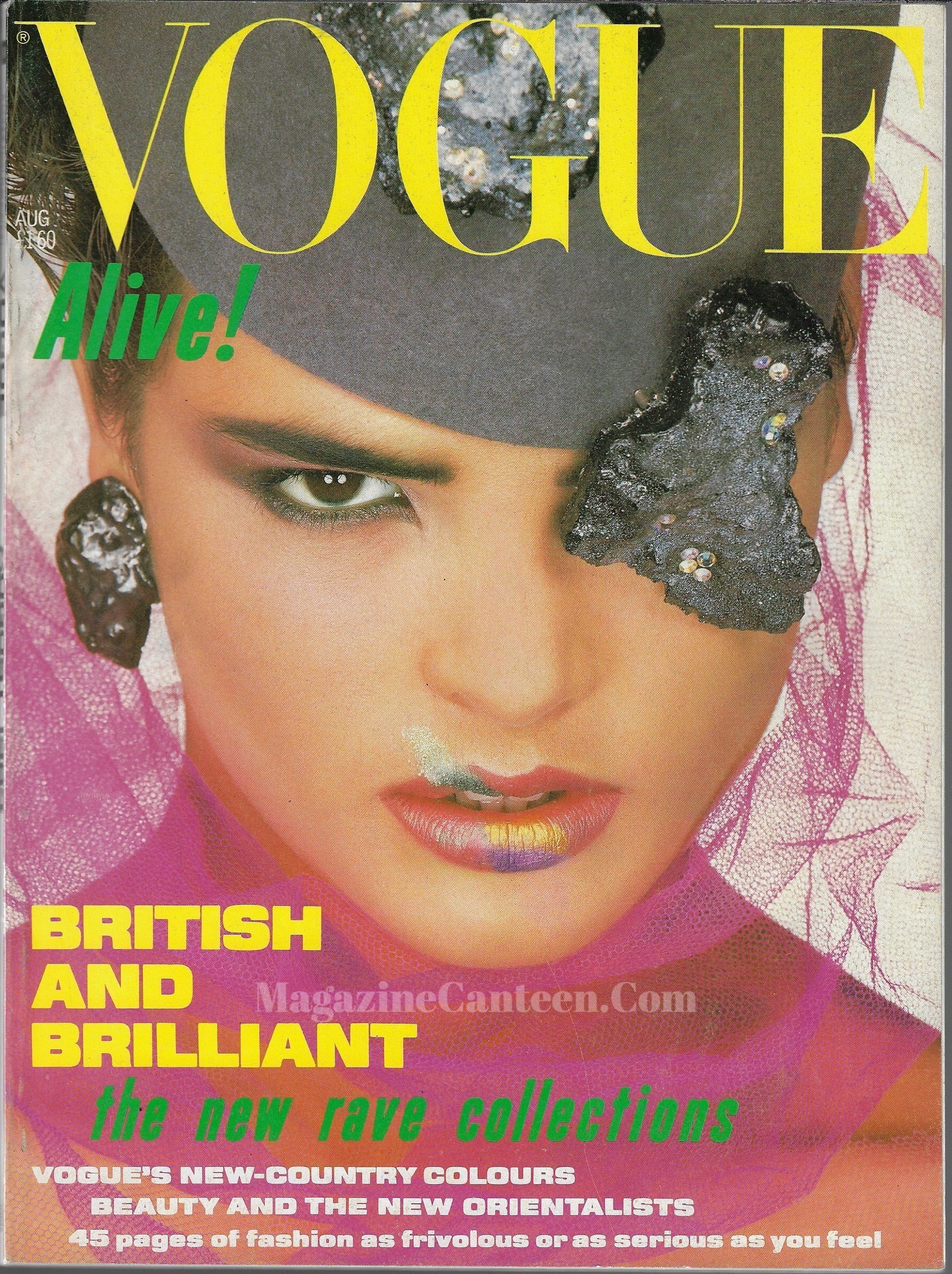 Vogue Magazine August 1984 - Talisa Soto