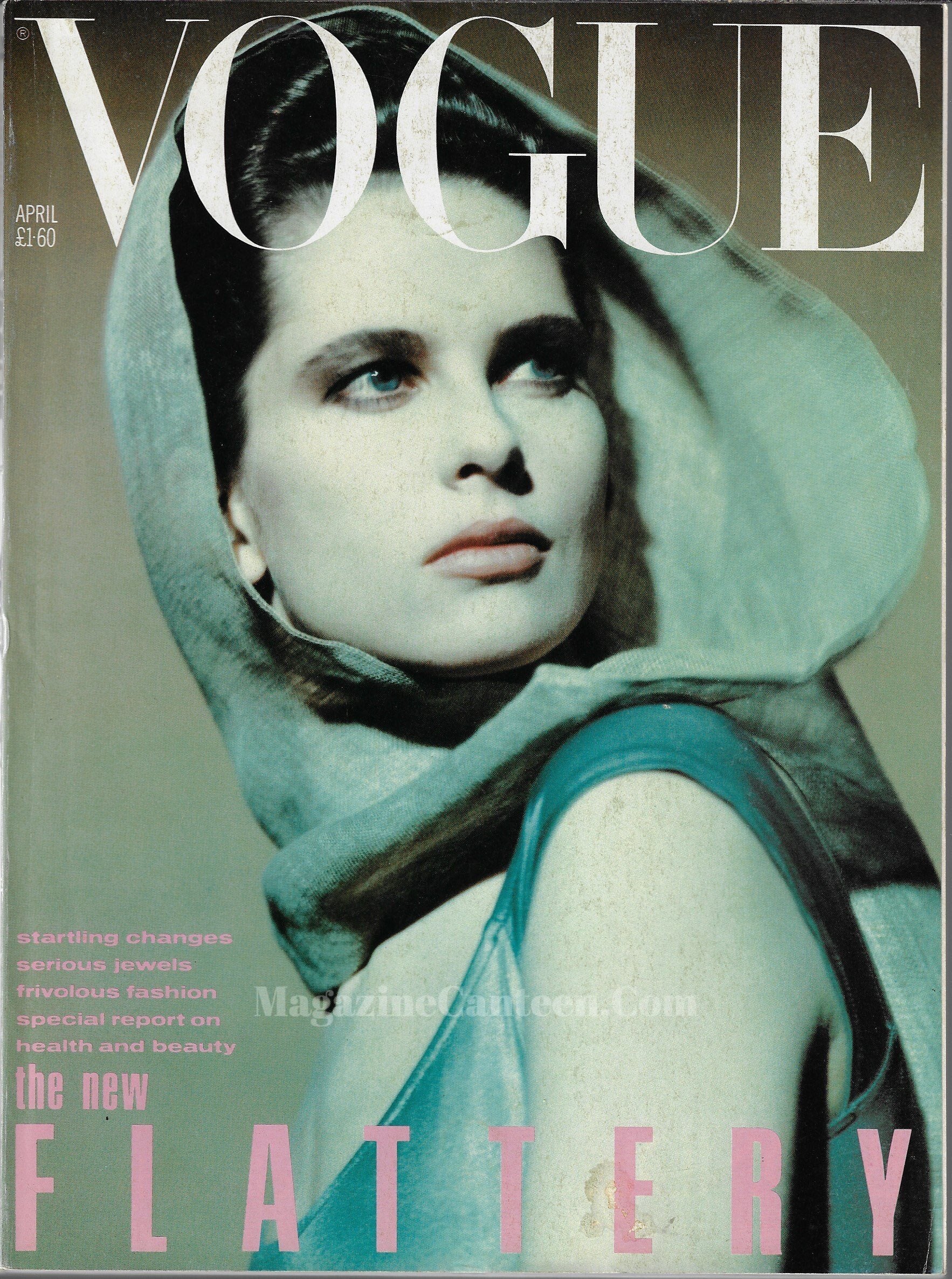 Vogue Magazine April 1984 - Elisabetta Ramella paolo roversi