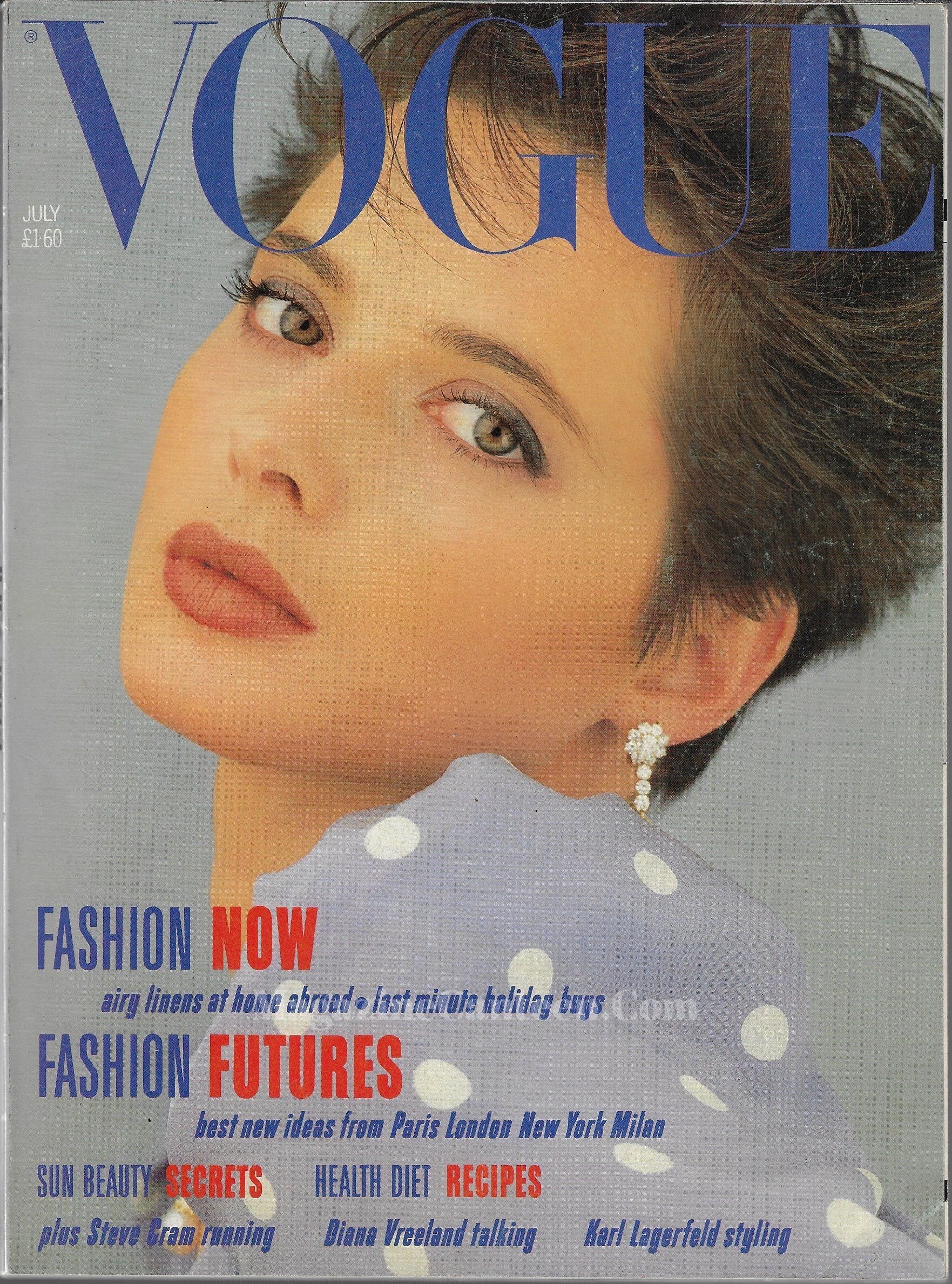 Vogue Magazine - July 1984 Isabella Rossellini