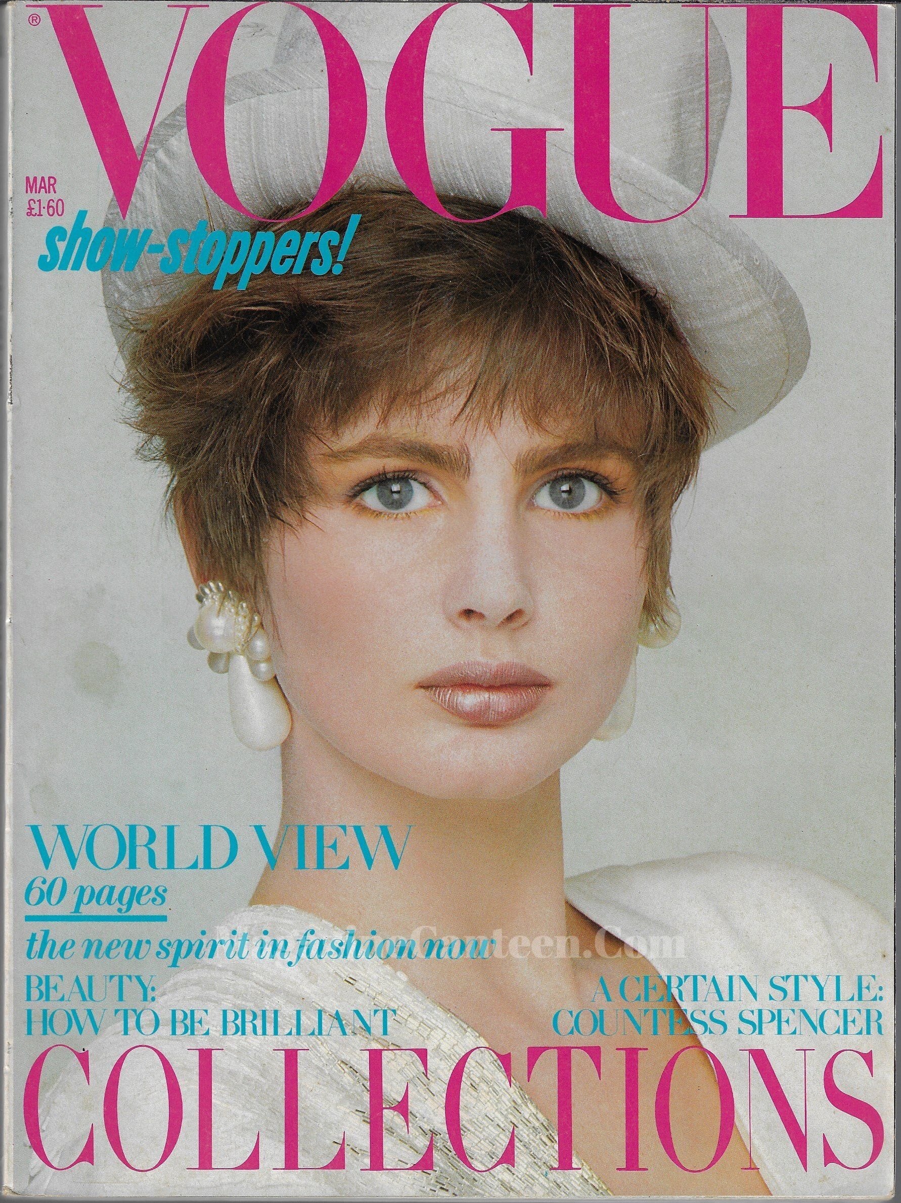 Vogue Magazine March 1985 - Alexa Singer