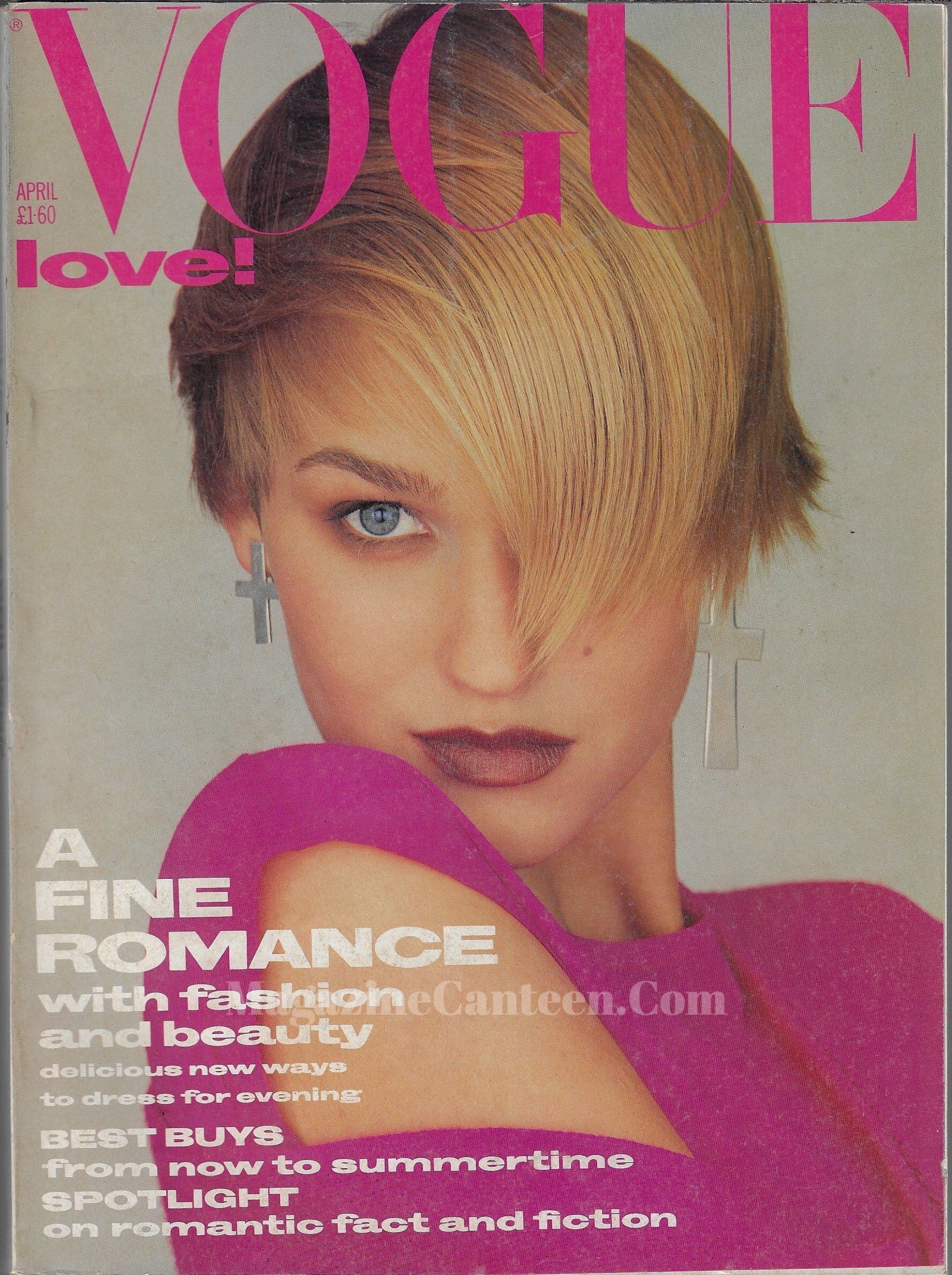 Vogue Magazine April 1985 - Michelle Eabry