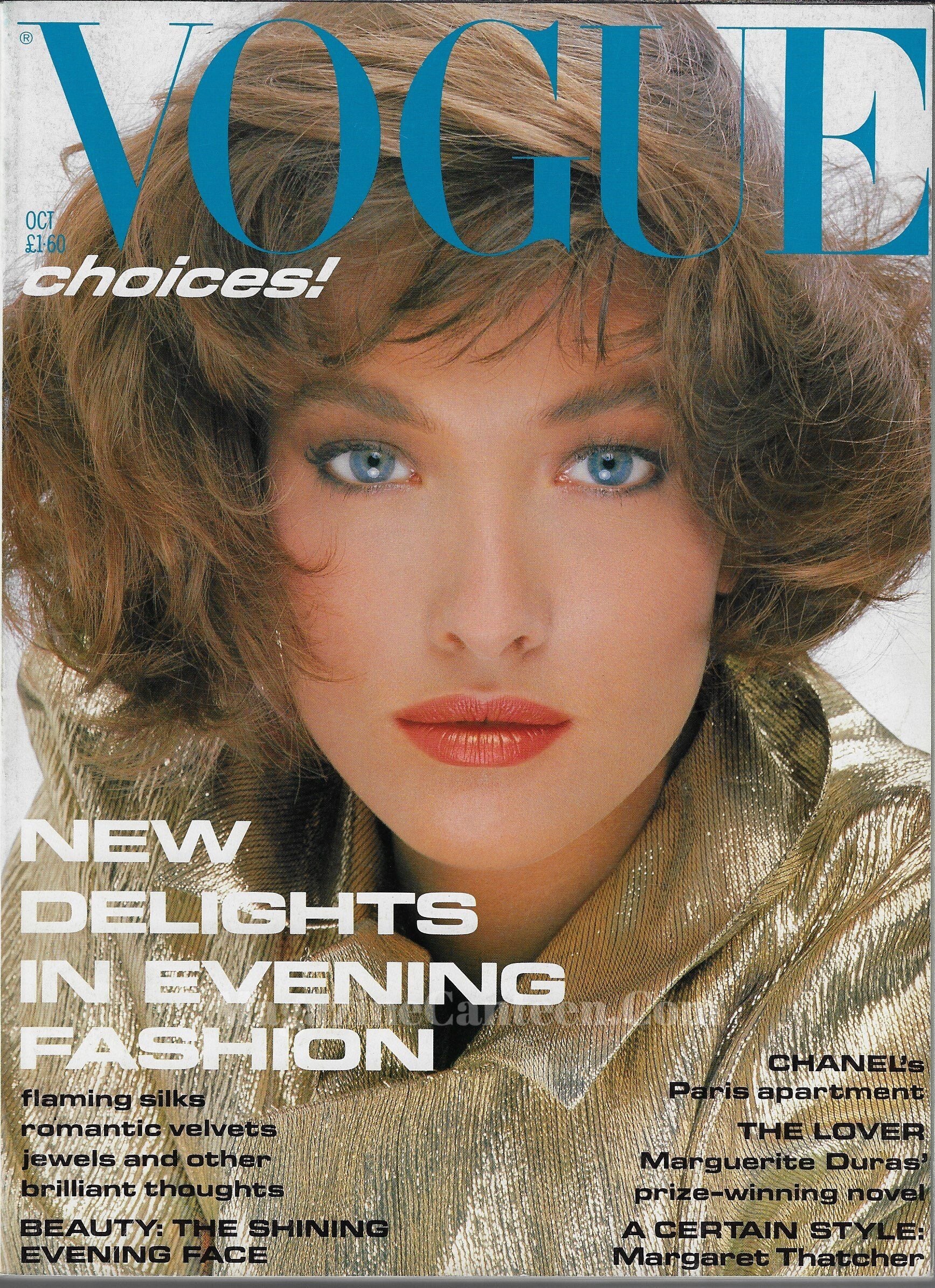 Vogue Magazine October 1985 - Tatjana Patitz