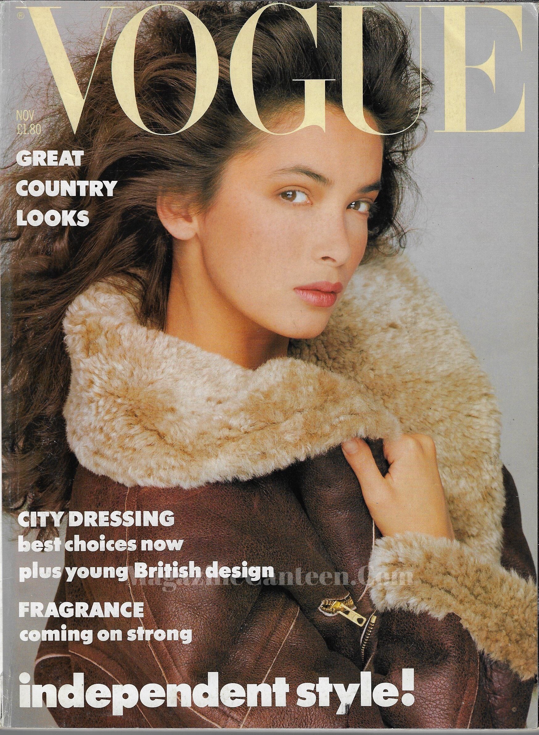 Vogue Magazine November 1986 - Linda Speirings