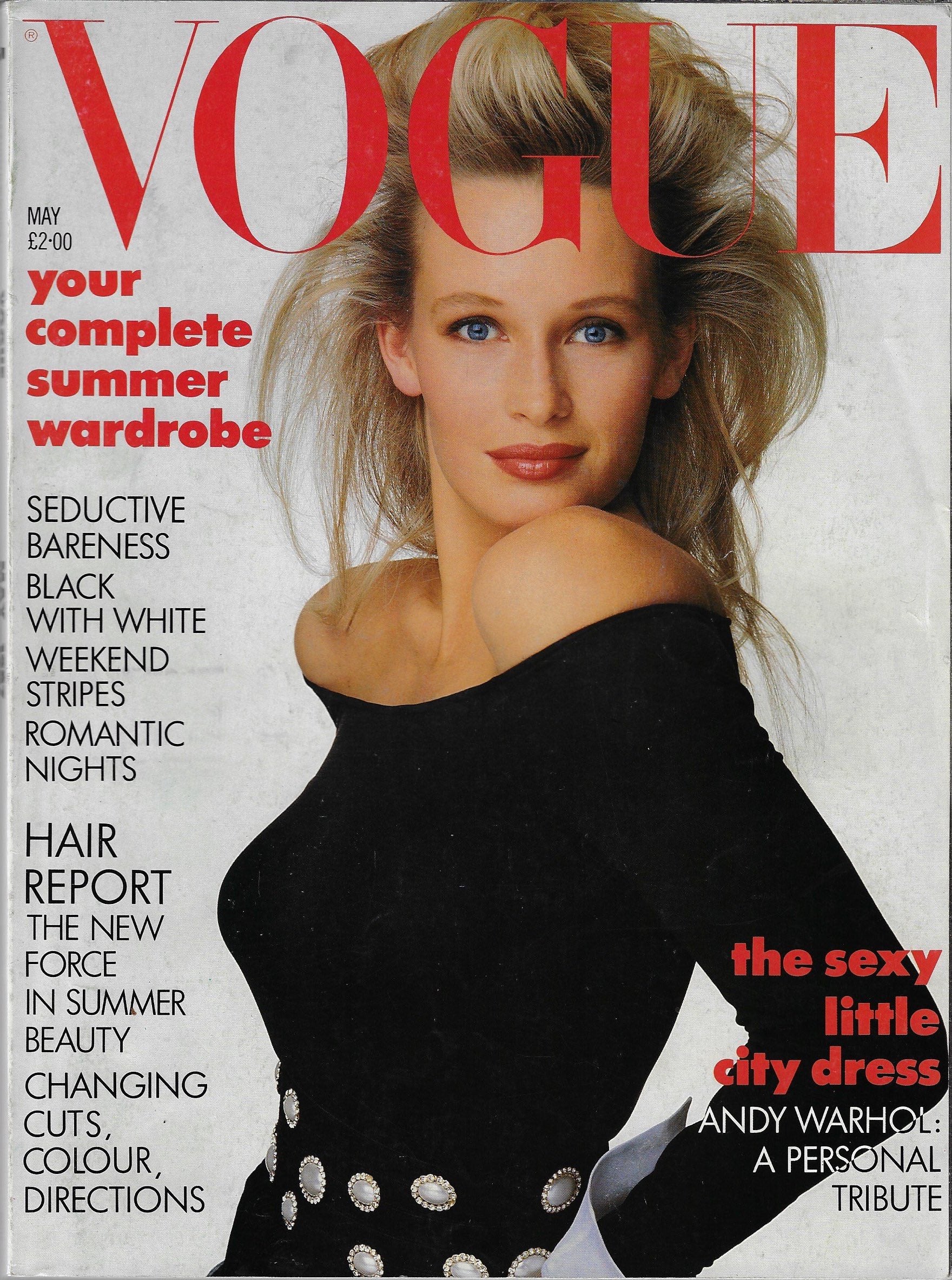 Vogue Magazine May 1987 - Estelle Lefebure